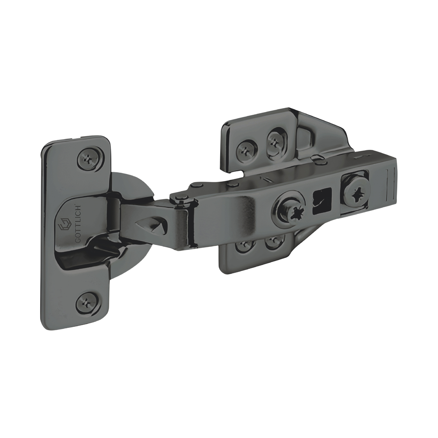 Auto Hinges Black 3D